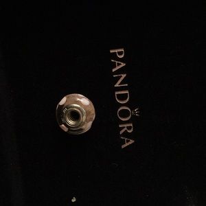 Pandora pink glass charm